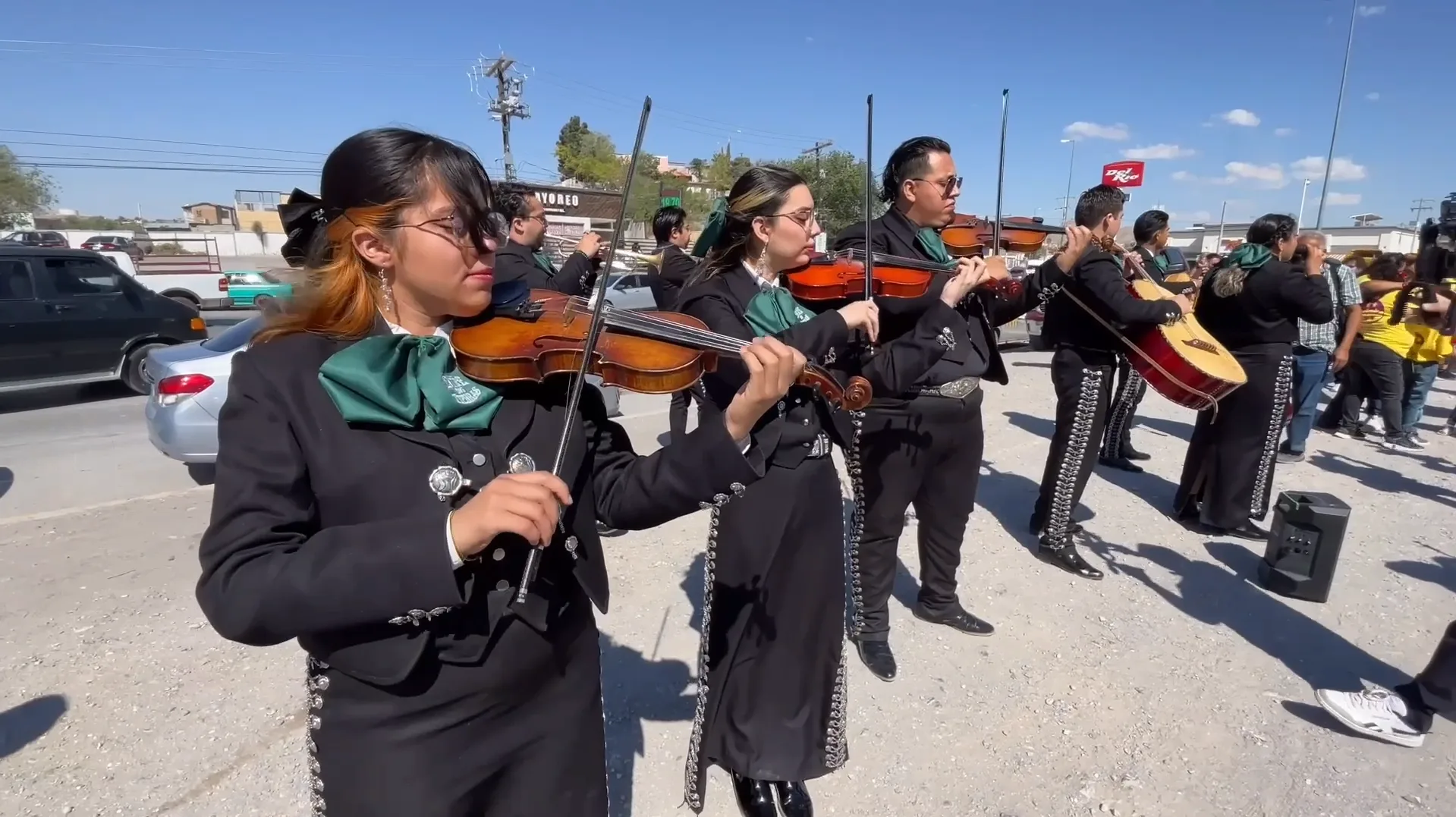 Meksika Sınırında Dikkat Çeken Protesto