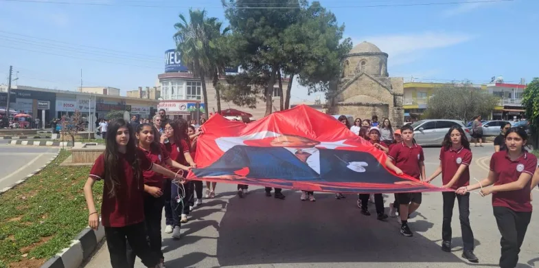 İskele’de “Atamıza Saygı ve Bağlılık Yürüyüşü” Düzenlendi