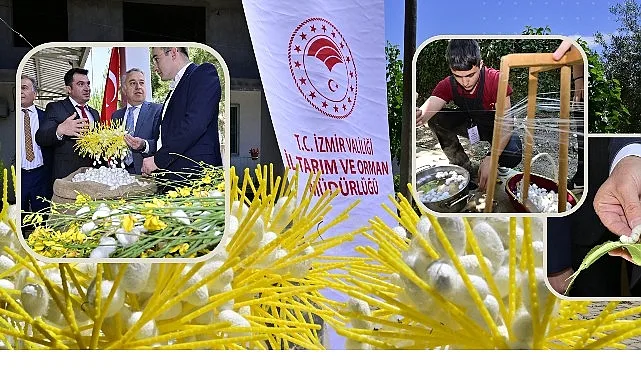 Beydağ’da Kozalar İpek Açtı