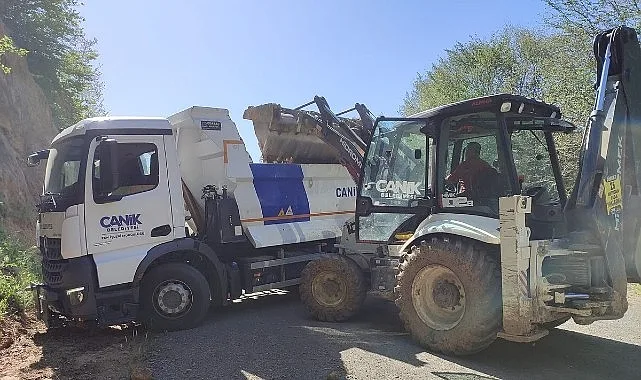 Canik’te Kırsalda Ulaşım Atağı