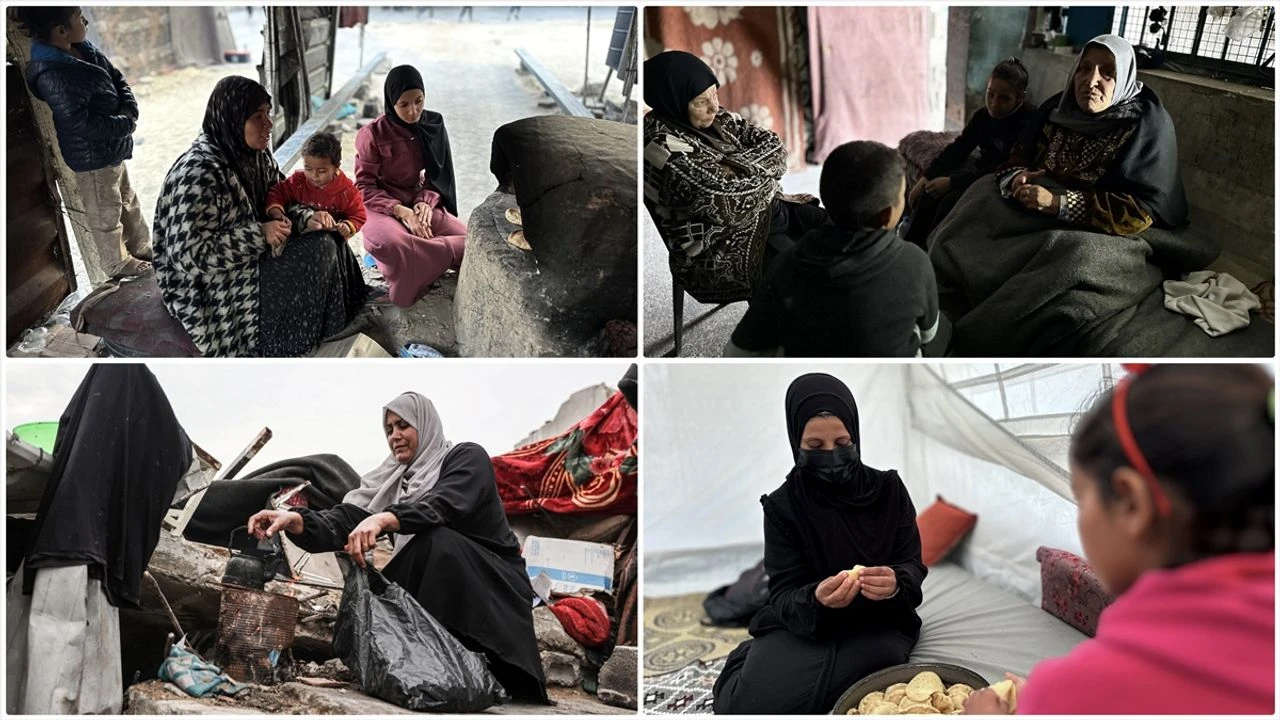 Evini Kaybeden Filistinli Kadın, Nur Şems Kampı’ndaki Yıkımları Gözyaşlarıyla İzliyor