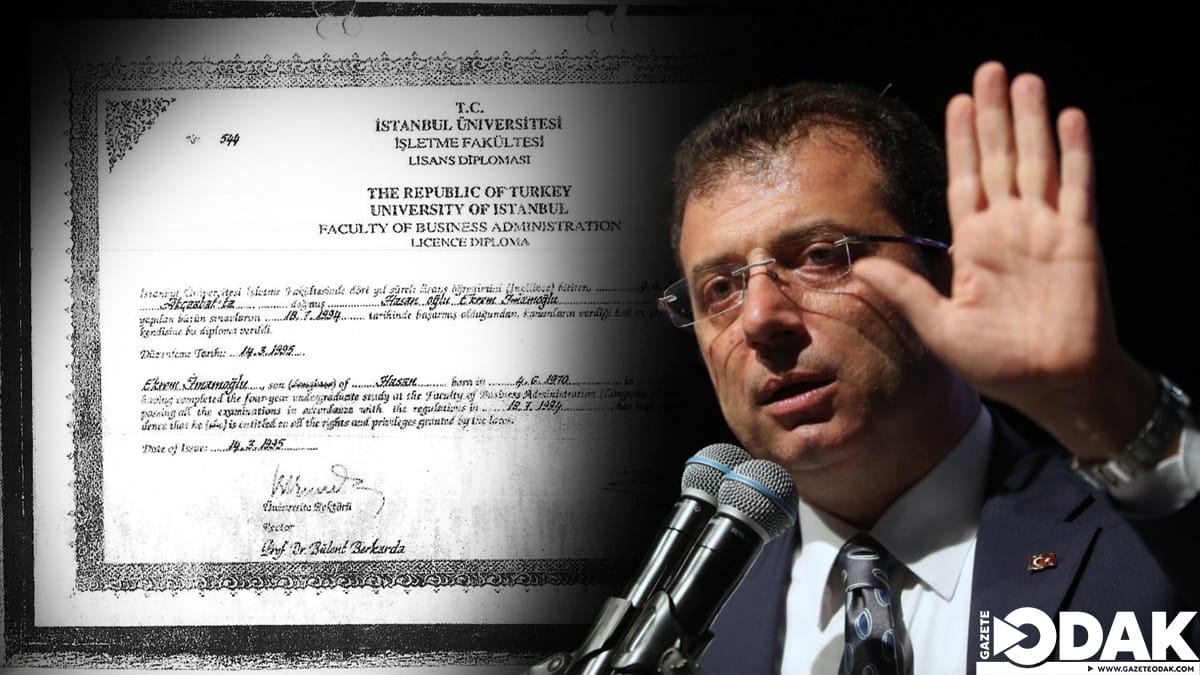 Ekrem İmamoğlu’nun diploması silindi mi!