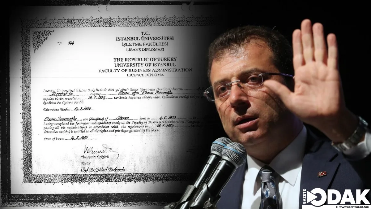 Ekrem İmamoğlu’nun diploması silindi mi!