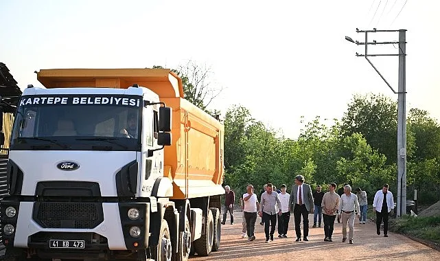 Kartepe’de Asfalt Çalışmaları Devam Ediyor