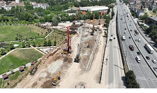 Körfezray Metro projesi hız kesmiyor