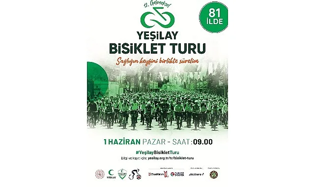 Yeşilay’dan Türkiye Genelinde Dev Bisiklet Turu