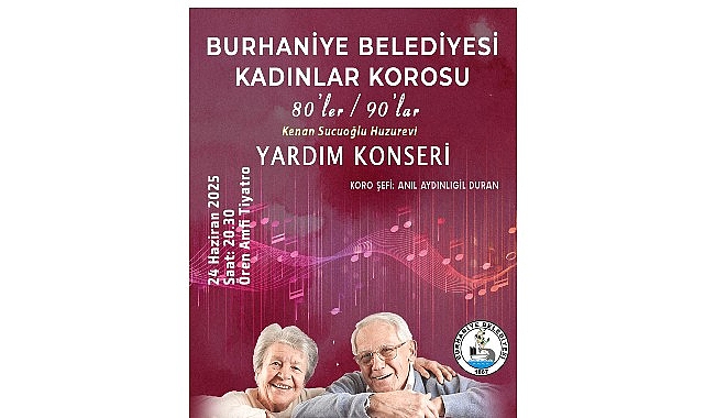 Burhaniye Belediyesi Kadınlar Korosu’ndan Yardım Konseri