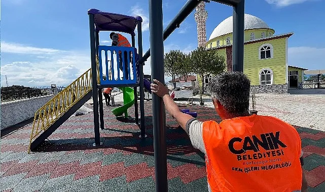 Canik’te Yeni Parklar Hayat Buluyor
