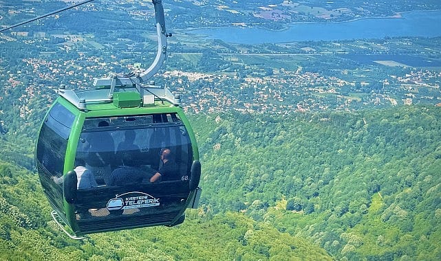 Kartepe Teleferik, bayramda ilgi odağı oldu