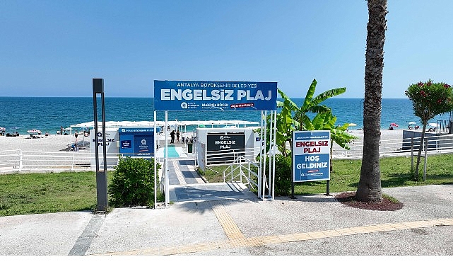 Konyaaltı Engelsiz Plaj yaza hazırlanıyor