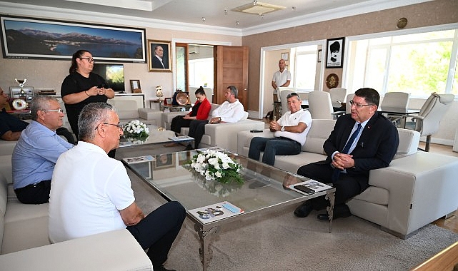 AESOB Başkanı Dere’den Başkan Topaloğlu’na ziyaret