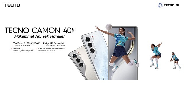 TECNO’nun yenilikçi teknolojisiyle fark yaratan CAMON 40 serisi, Türkiye’de satışa sunuldu