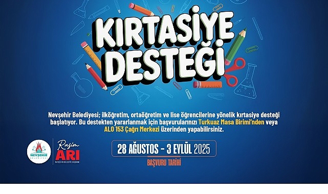 “Kırtasiye Desteği” İçin Başvurular Başladı