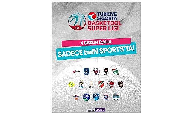 Türkiye Sigorta Basketbol Süper Ligi 4 Sezon Daha Sadece beIN SPORTS’ta!