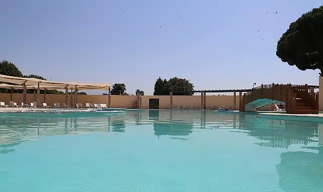 Yüzme havuzu 5 yıl sonra yeniden hayat buldu