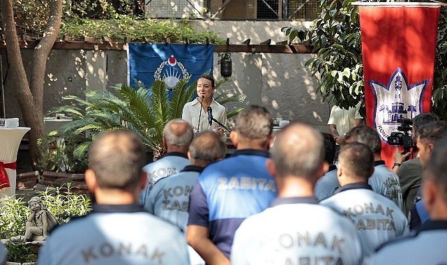 ​Konak’ta zabıta personeline anlamlı kutlama