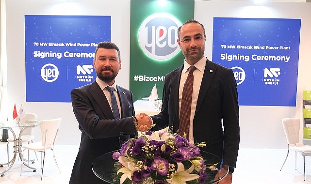 YEO ve Met-Gün Enerji’den 70 MW’lık rüzgar enerjisi santrali