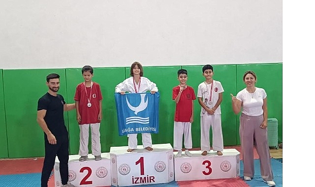 Zafer Bayramı Şampiyonası’nda Aliağa’nın Karate Zaferi