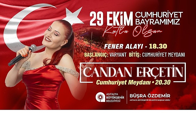 Büyükşehir Belediyesi’nden Cumhuriyet Bayramı konseri