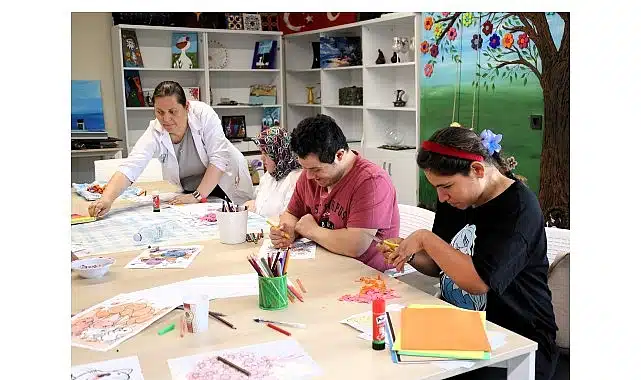 Gonca’da sanatla özgüven kazanıyorlar