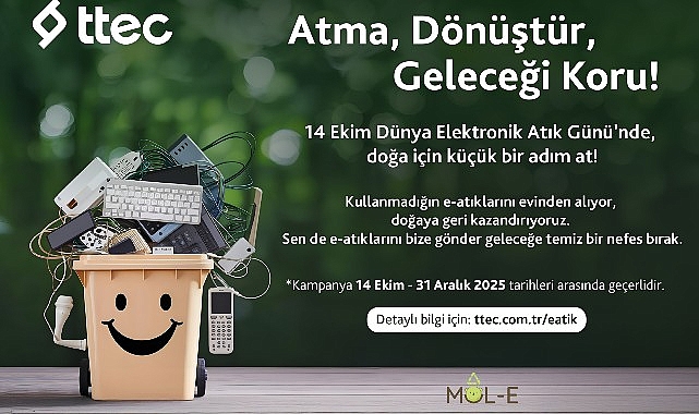 ttec Dünya Elektronik Atık Günü’nde başlattığı e-atık kampanyasını başarıyla tamamladı